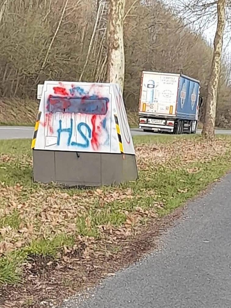 REPAINT, LE RADAR AUTOMATIQUE VANDALISÉ